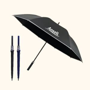 27" Auto-Open Inner Black Coated Reflective Strip Color Handle