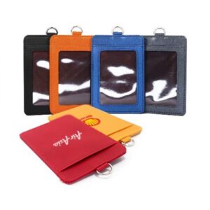 GEM Faux Leather Slim ID Tag Holder