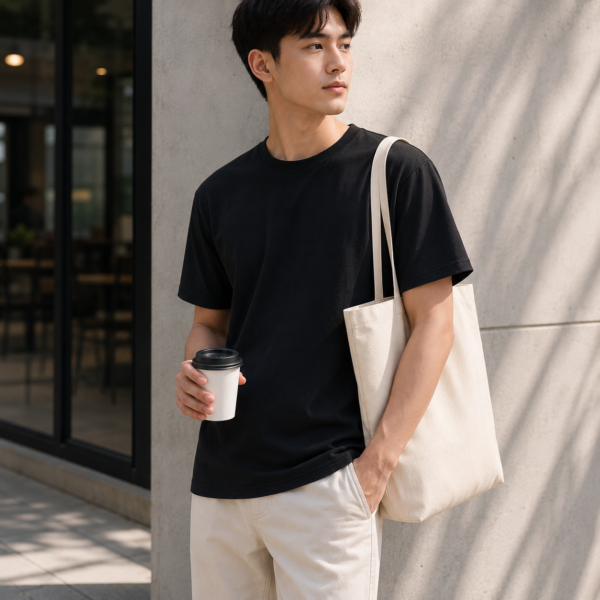 (230gsm) Cotton T-Shirt [Regular Fit] - Image 2