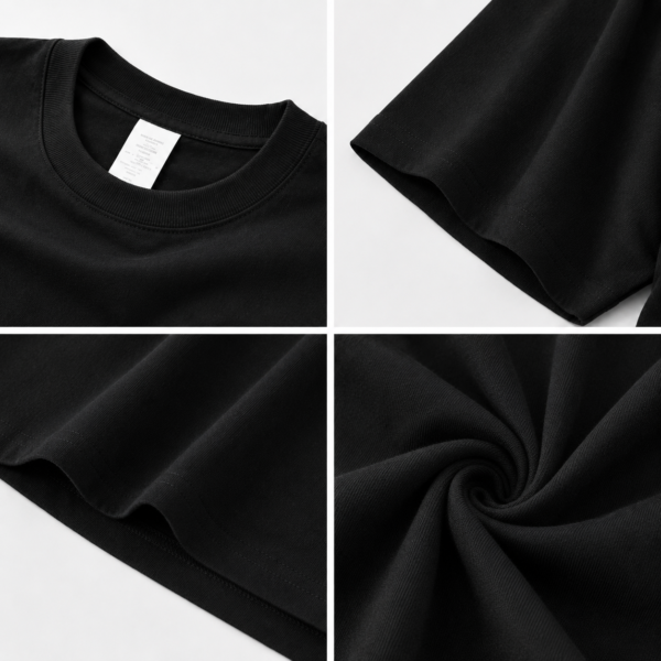 (250gsm) Cotton T-Shirt [Loose Fit] - Image 3