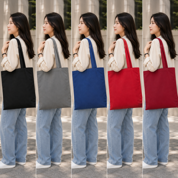 A3 Coloured Canvas Tote Bag - Image 2