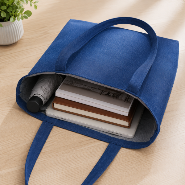 A3 Denim Tote Bag - Image 3