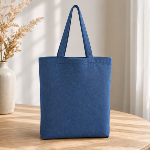 A4 Denim Tote Bag - Image 2