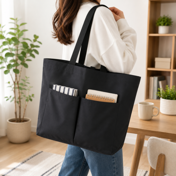 Foldable Water Repellent Totebag (L) - Image 3