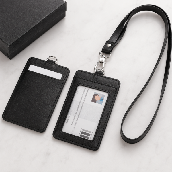 Portrait ID Card Holder with Lanyard and Box Set - Image 4