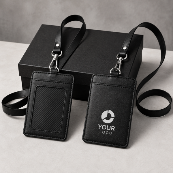 Portrait ID Card Holder with Lanyard and Box Set - Image 2
