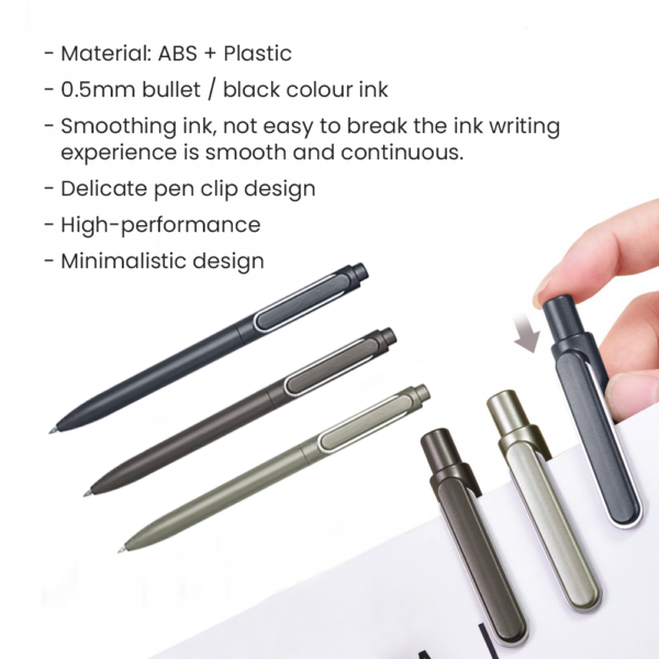DELI Brand Press Action Gel Ink Pen - Image 6