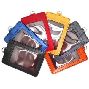 GEM Faux Leather Slim ID Tag Holder