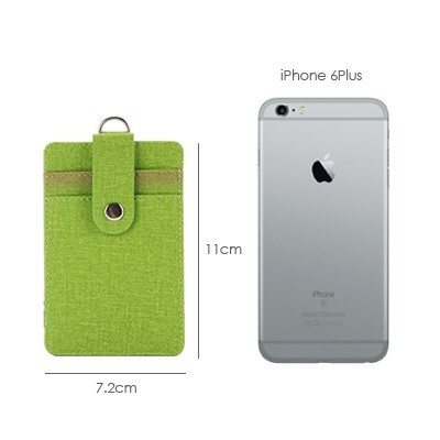 Korea Fabric ID Holder with Snap Closure - Image 3
