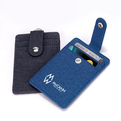 Korea Fabric ID Holder with Snap Closure - Image 5