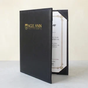 Leather Certificate Document Holder