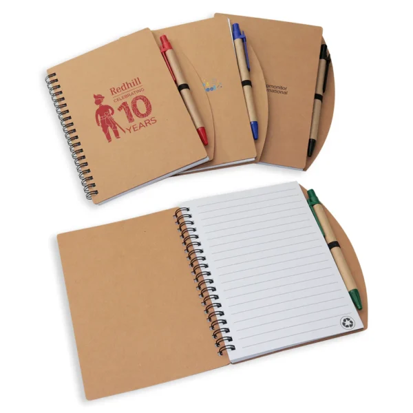 Trendy PP Eco-Friendly Notebook with Ball Pen - Image 3